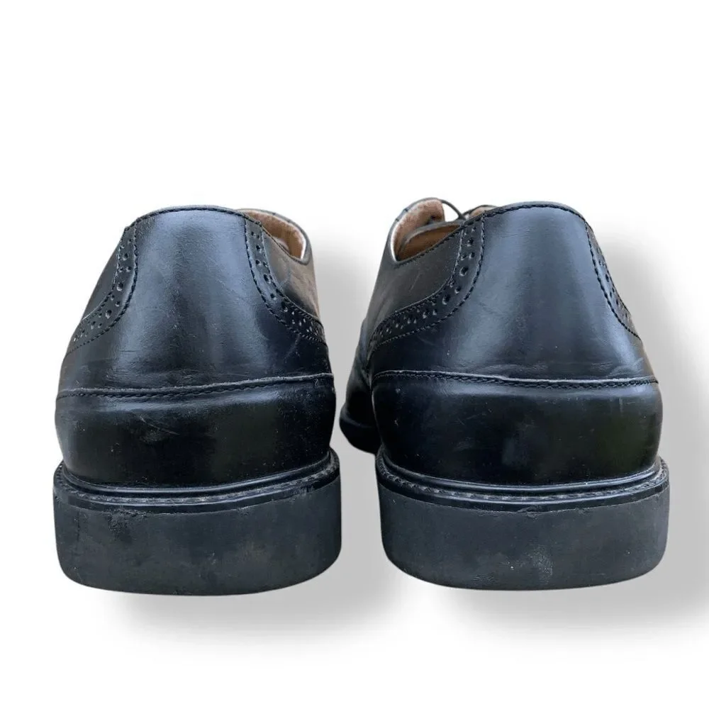 Rockport Wingtip Black Leather Walking Shoe Dress Shoe Comfort Men's Size 11